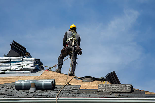 Professional Gutter Installation technician working in Gales Creek, OR